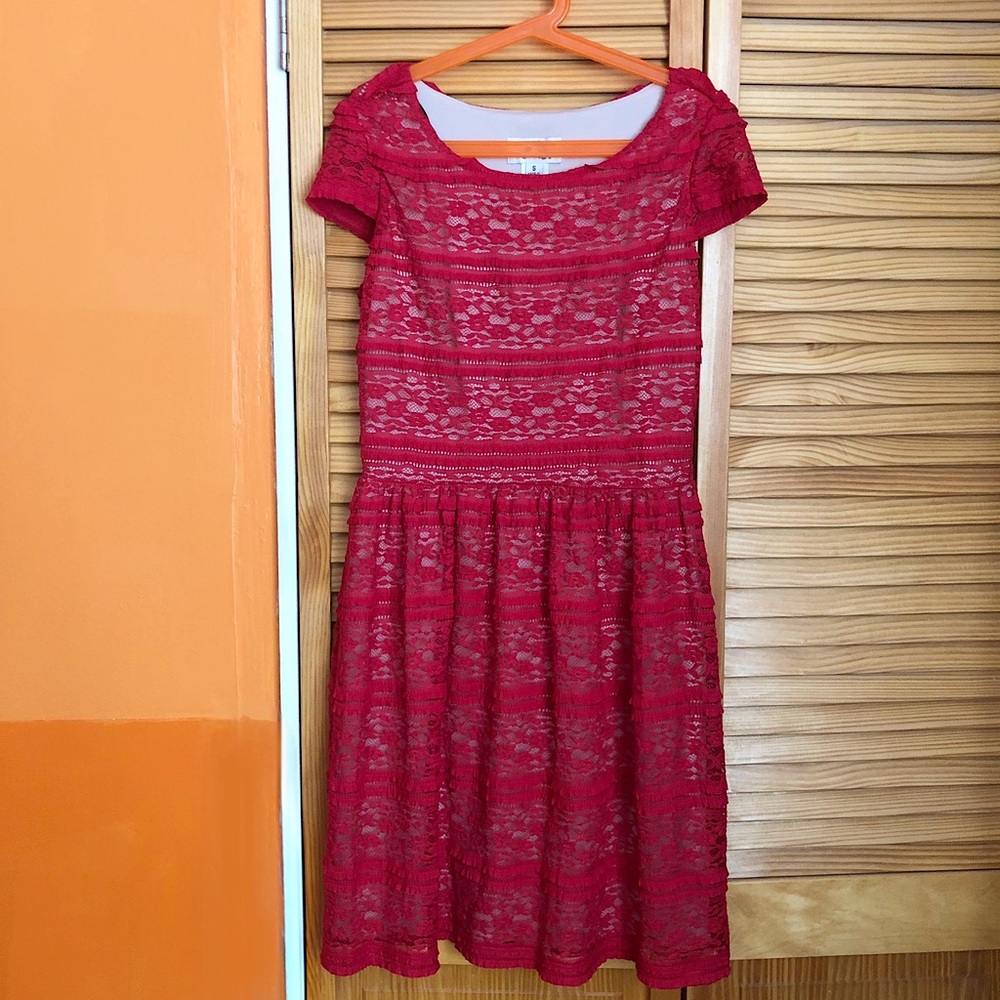Sweet Storm Red Dress Size S